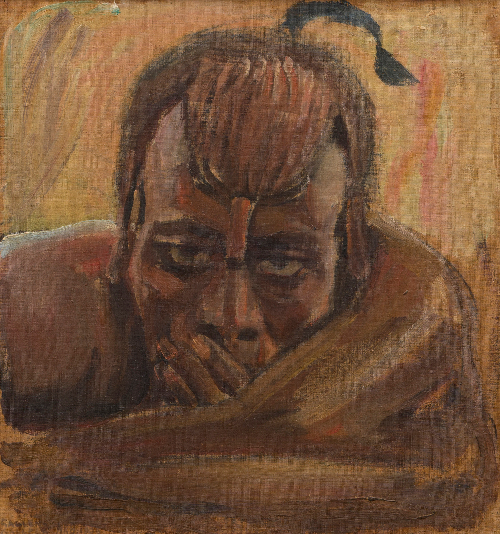 AKSELI GALLEN-KALLELA, "VAANIVA MAASAI"